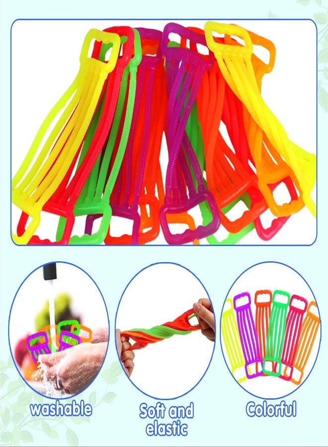 JYXT 12 Pack Stretchy Strings Fidget Toys, Stretchy Fidget Sensory Toys Stress Relief Anxiety Calming Toys for Autistic Kids Boys Adults Classroom Prize Treasure Box Birthday Christmas Party Favors Gifts - Image 3